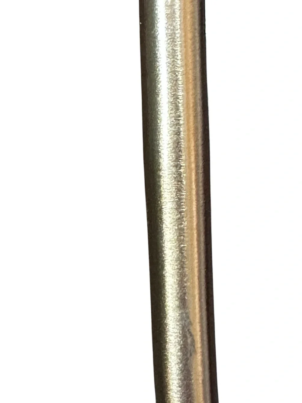 NWT Anthropologie Naya Tinted Brass Lacquer Taper Candle Holder in Gold